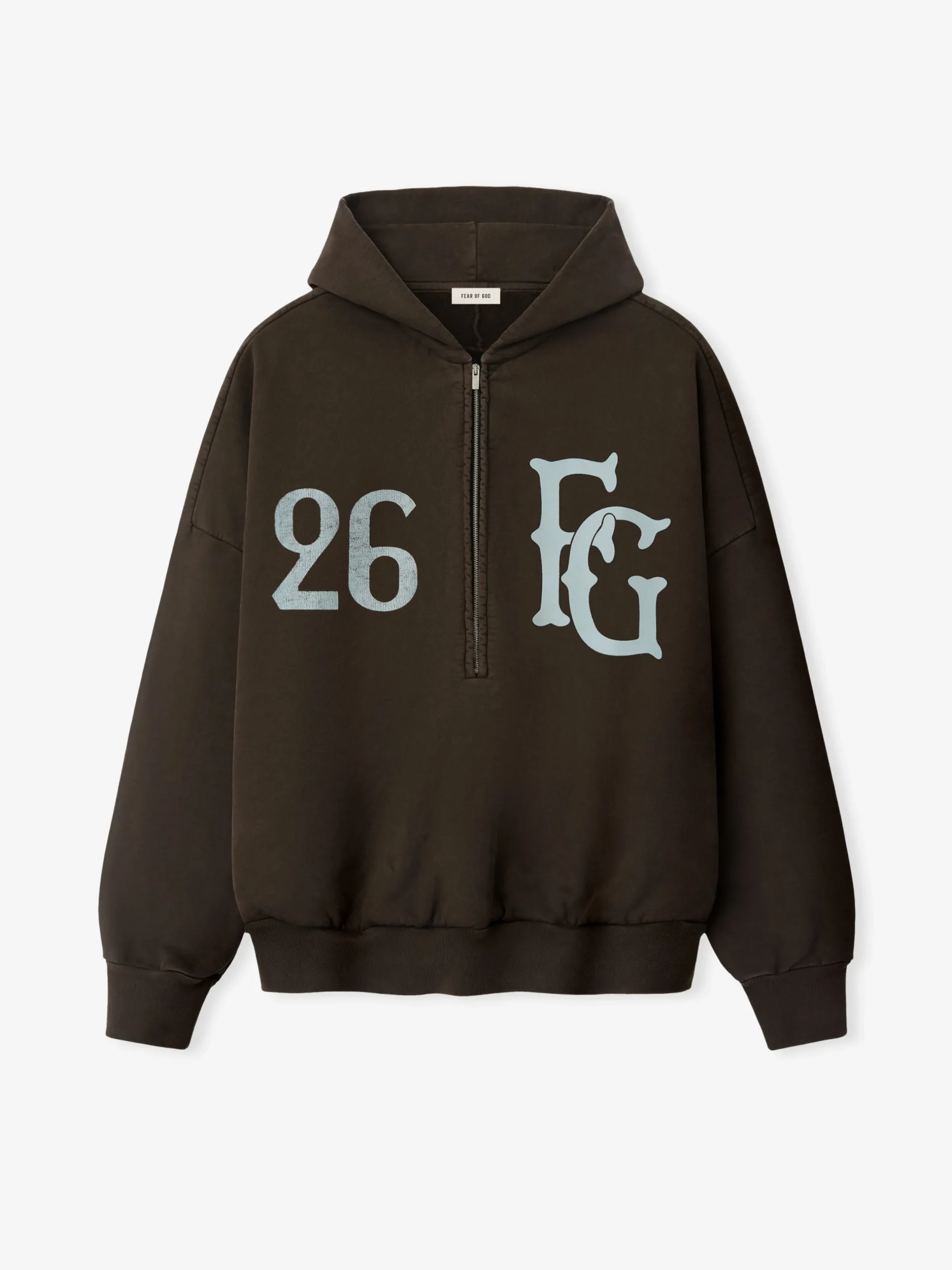 Baseball Club Half Zip Hoodie