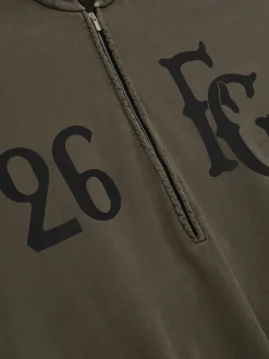 Baseball Club Half Zip Hoodie