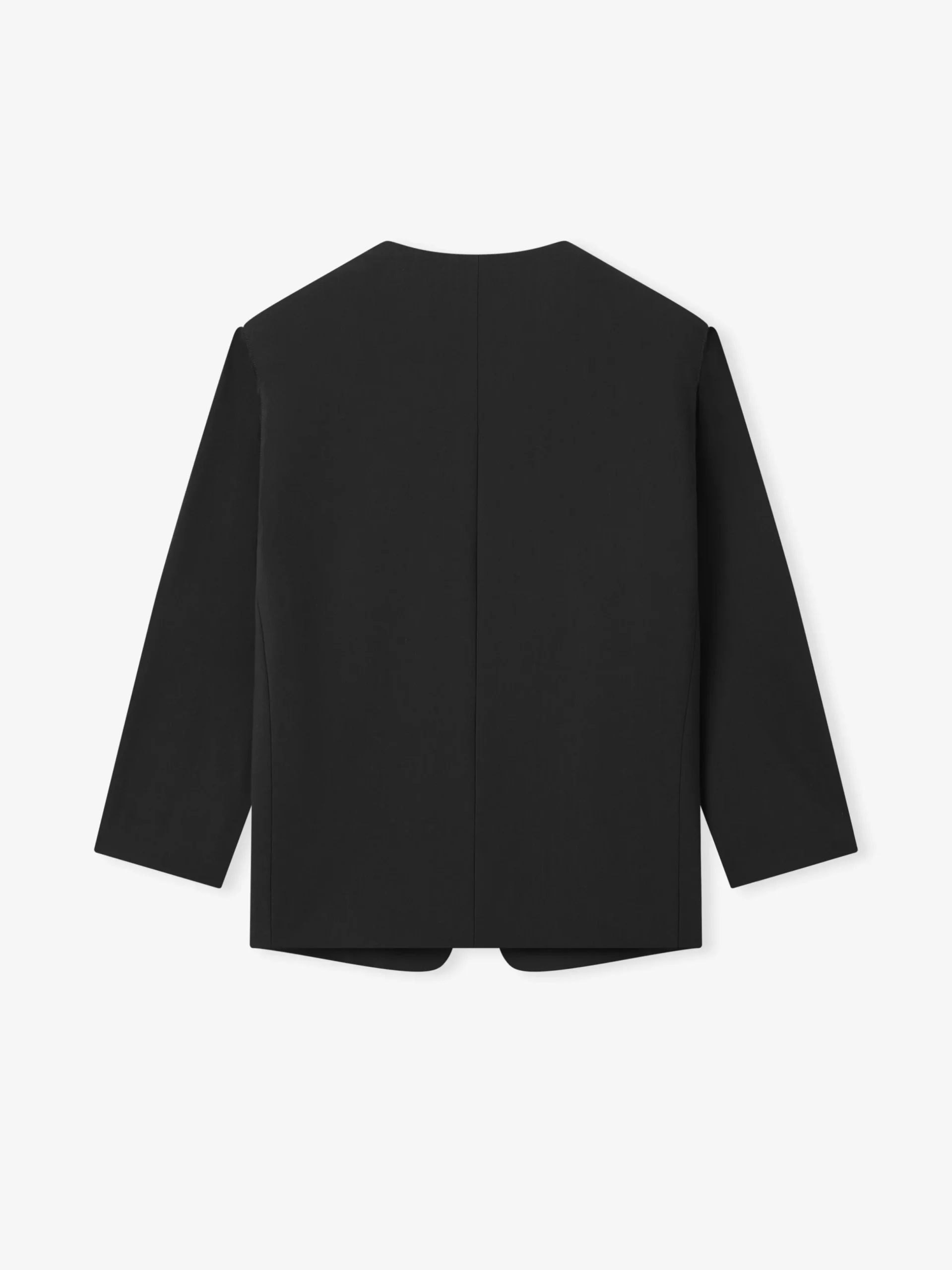 Collarless Jacket
