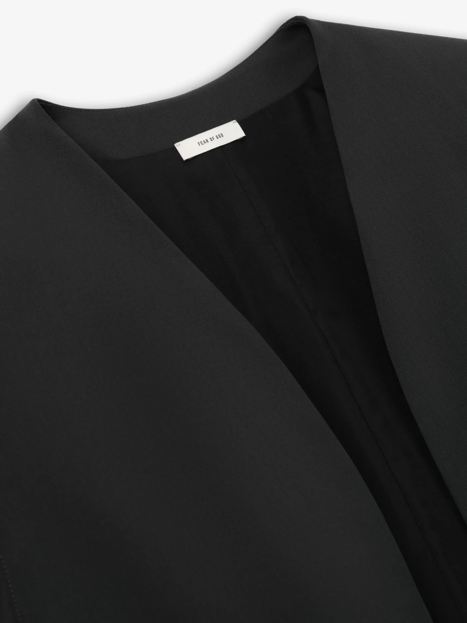 Collarless Jacket