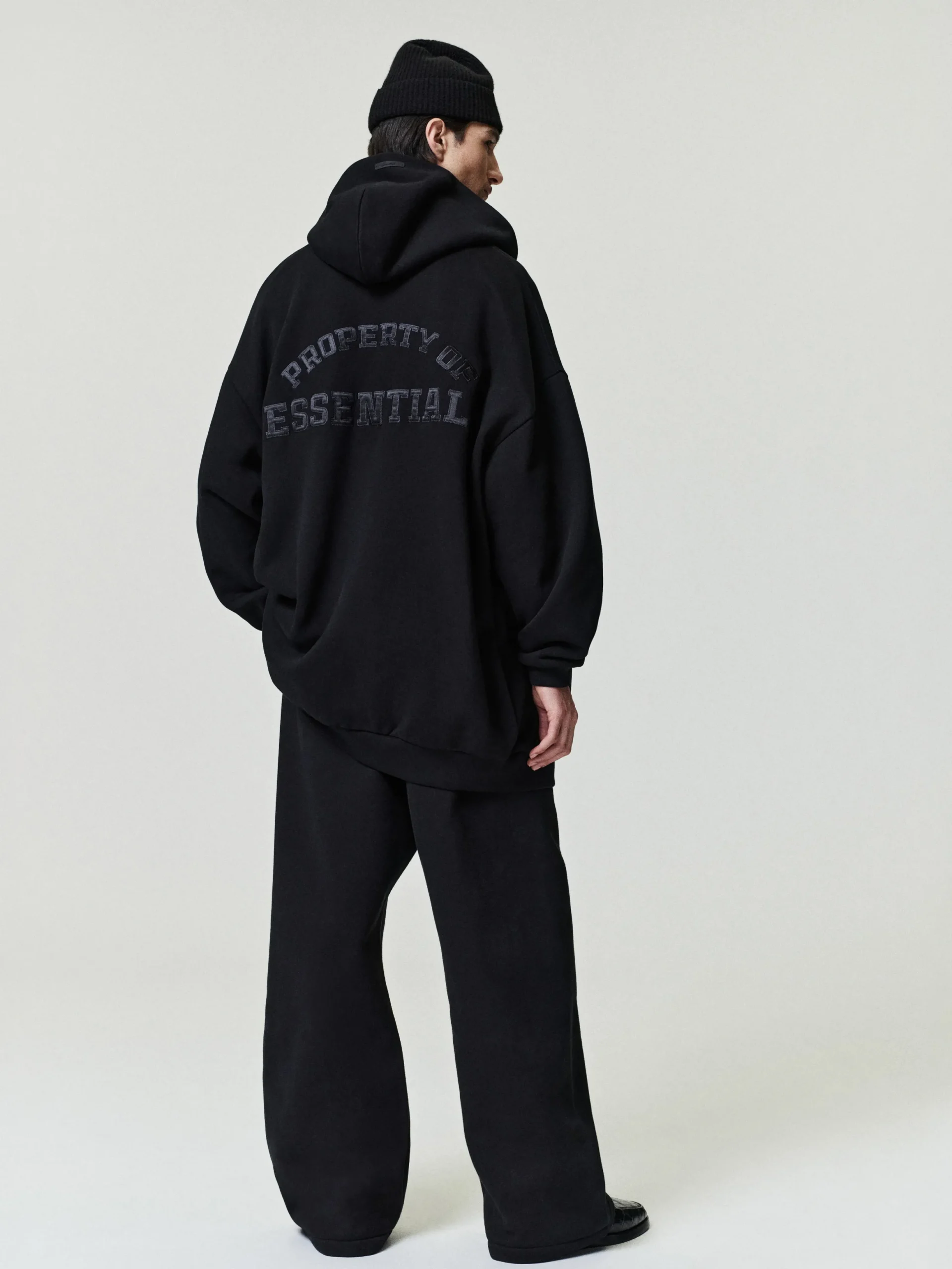 Cotton Canvas Pleat Front Pant