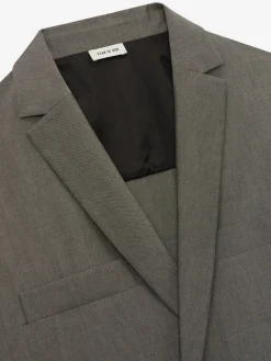 Cotton Wool Oxford Shirt Jacket