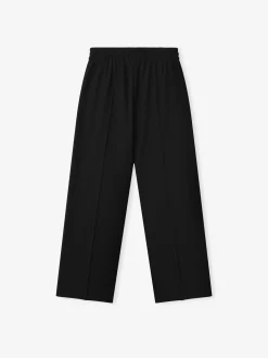 Cotton Wool Oxford Wide Leg Drawstring Pants