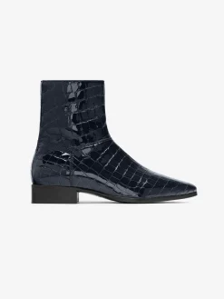 Croc Printed Ankle Boot