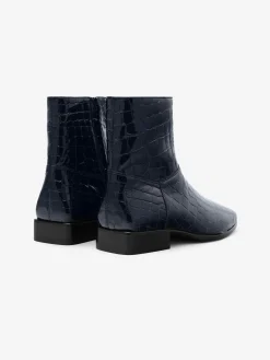 Croc Printed Ankle Boot