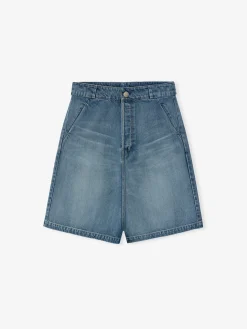 Denim Utility Shorts