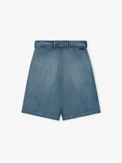 Denim Utility Shorts