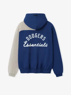 Dodgers Raglan Half Zip Sport Hoodie
