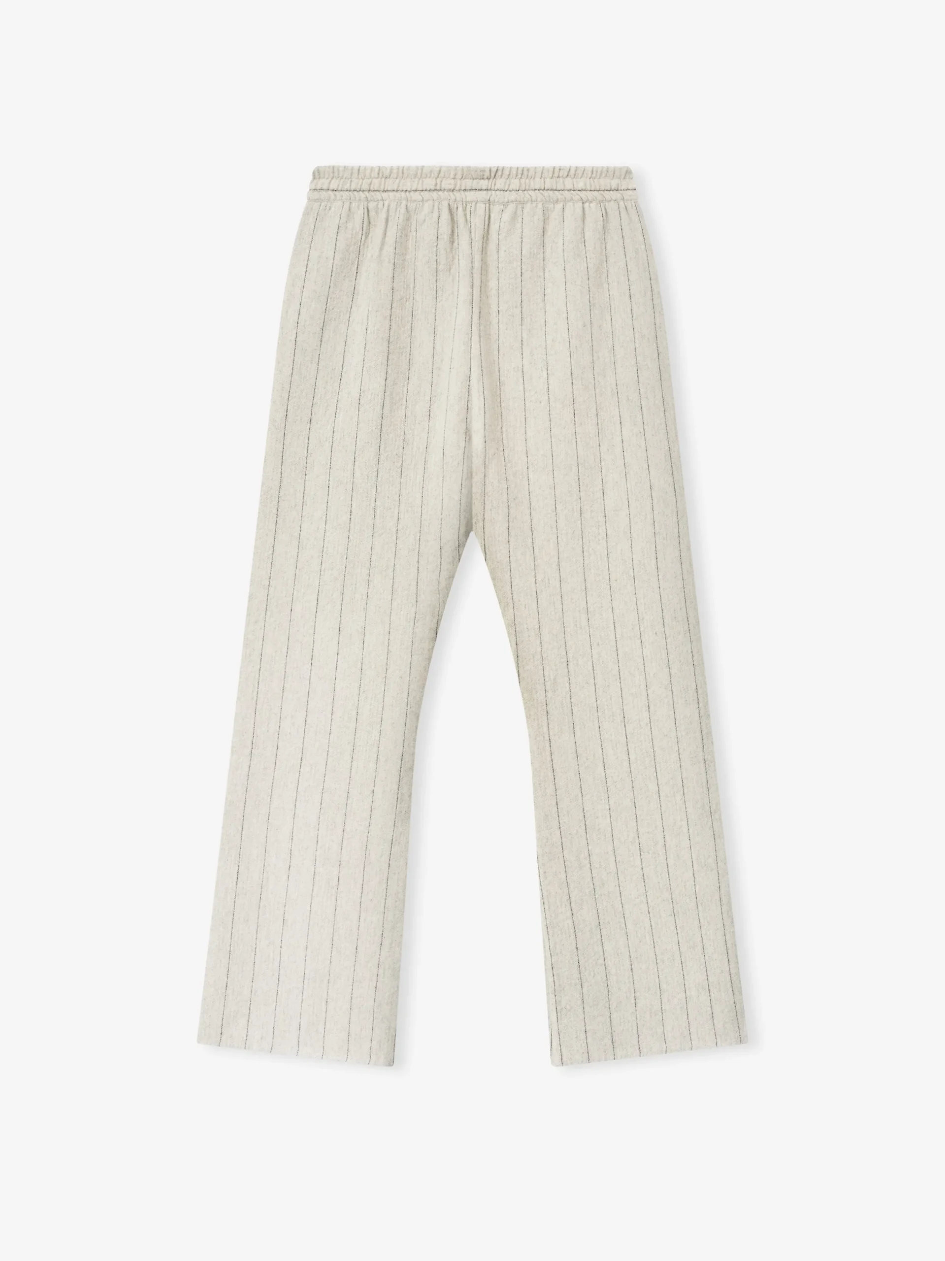 Double Face Wool Baseball Flared Pants