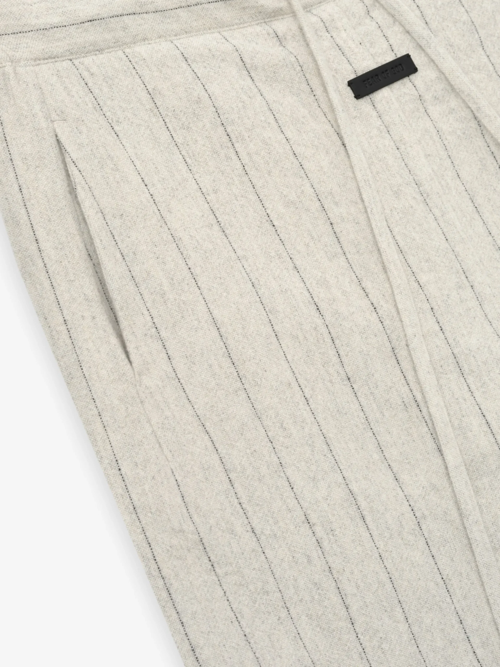 Double Face Wool Baseball Flared Pants