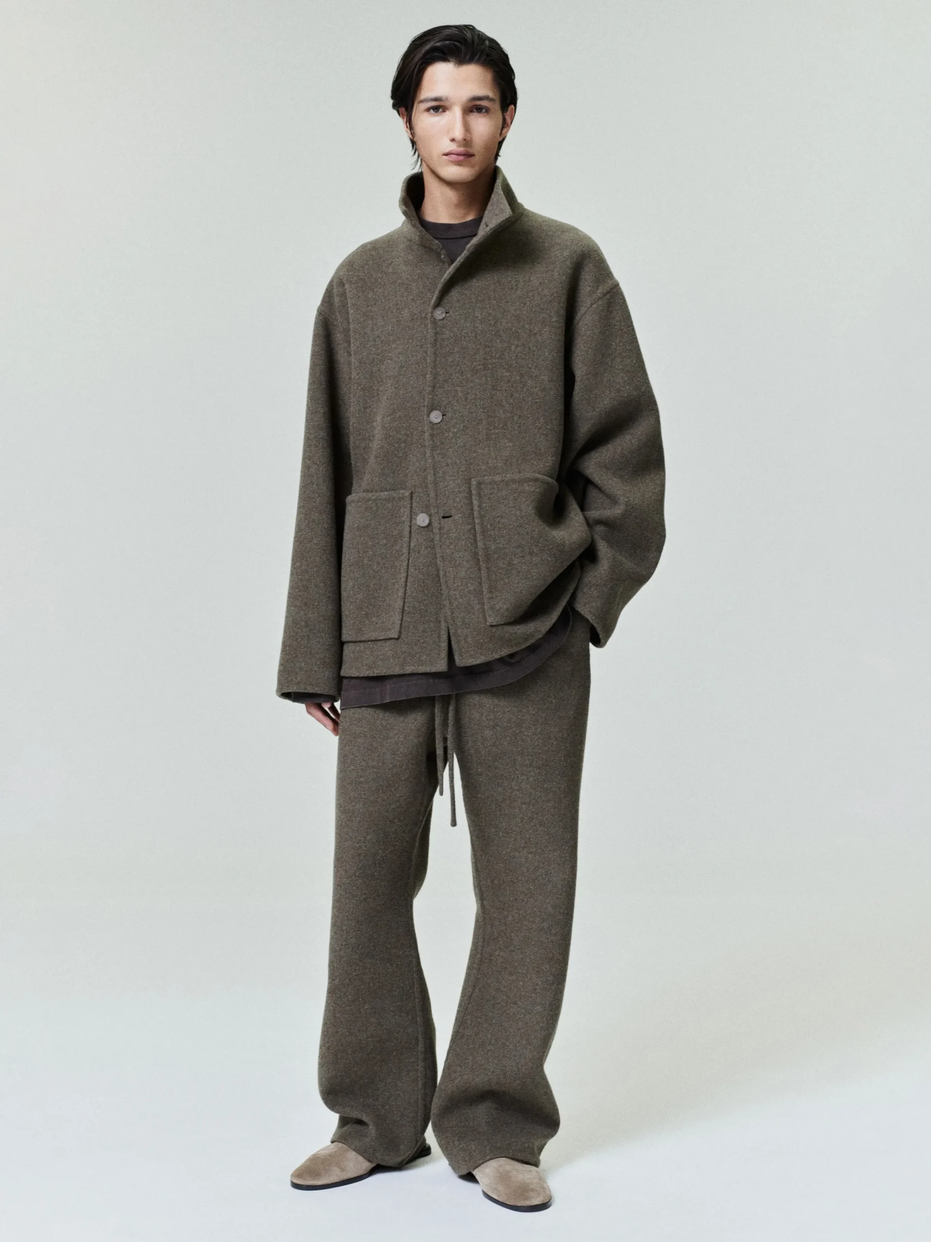 Double Face Wool Cashmere Sport Jacket