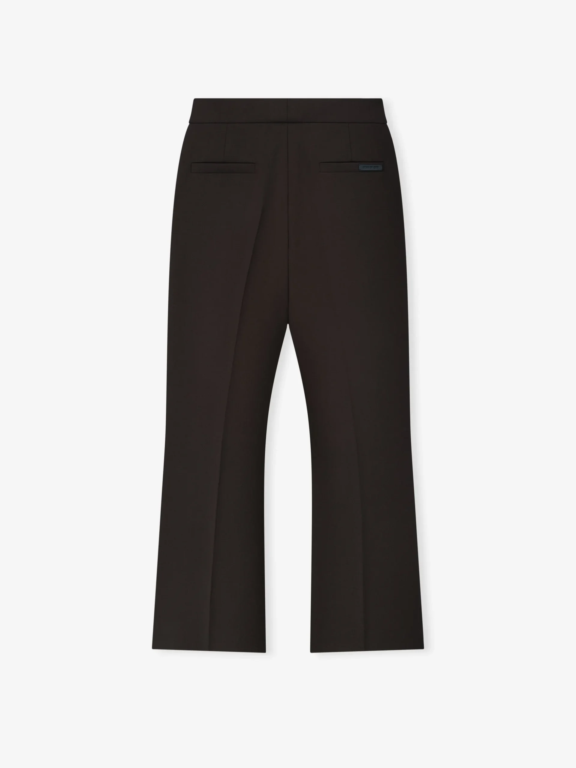 Double Weave Wool Tailored Flared Pants