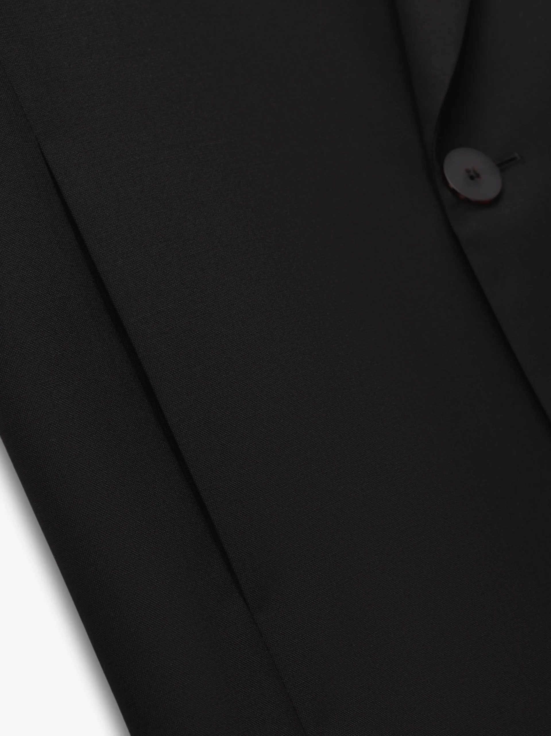 Double-Breasted Wool Poplin Shawl Collar Jacket