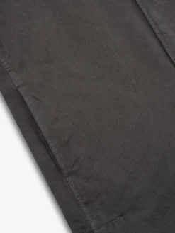 Garment-Dyed Cropped Sleeve Car Coat