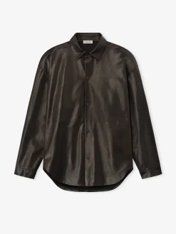 Leather Relaxed Shirt