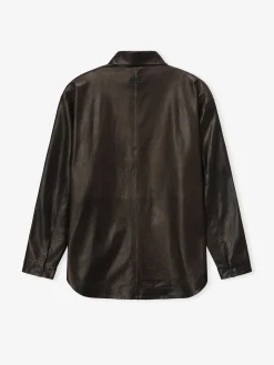 Leather Relaxed Shirt