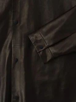 Leather Relaxed Shirt