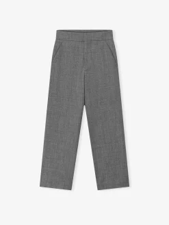 Mouline Wool Casual Flat Front Pant