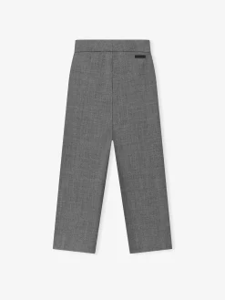 Mouline Wool Casual Flat Front Pant