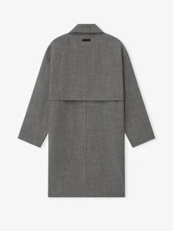 Mouline Wool Relaxed Trench Coat
