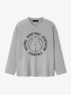 NBA X Barkley Hendricks Long Sleeve V-Neck Tee