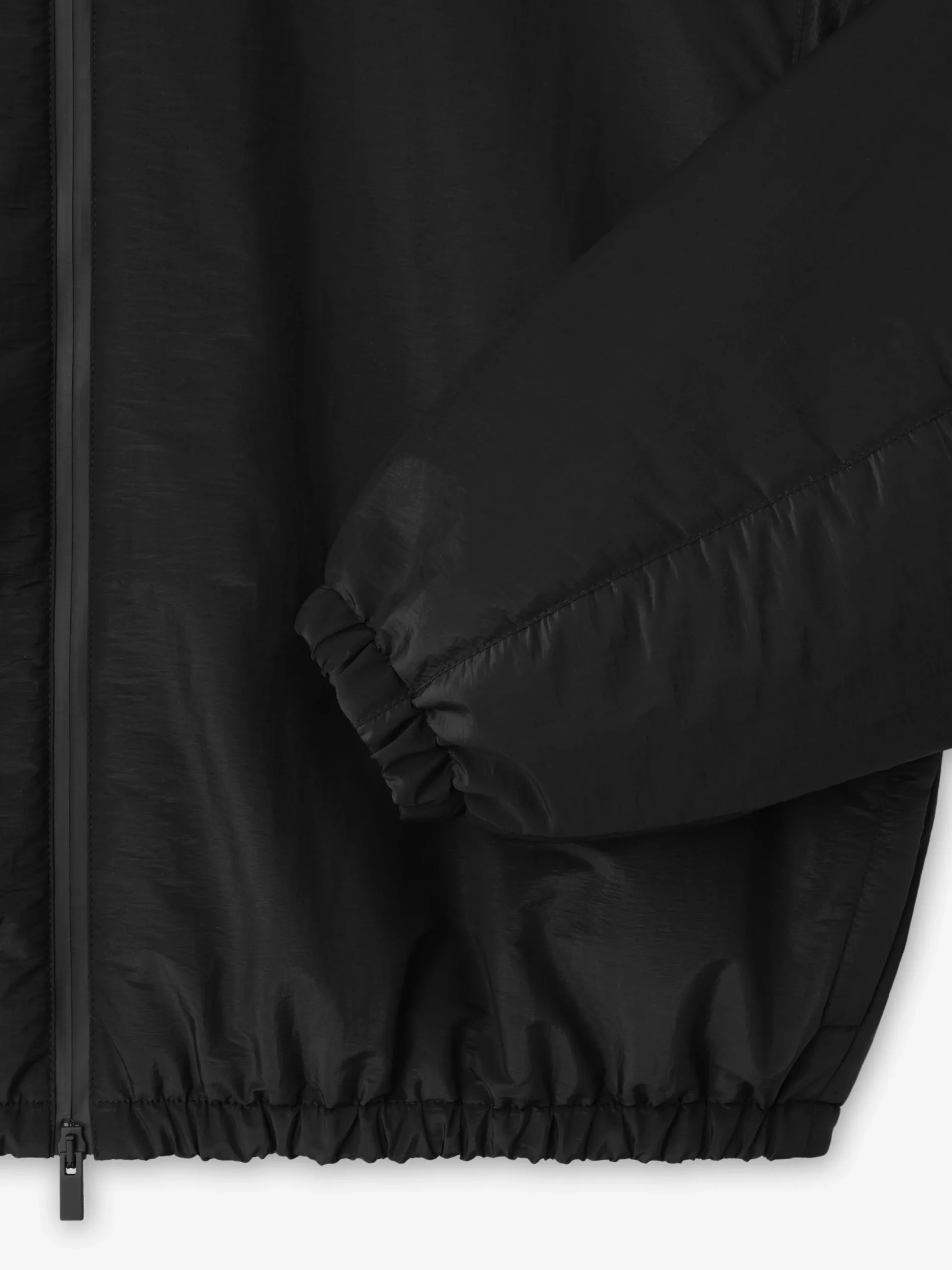 Nylon Taffeta Padded Bomber Jacket