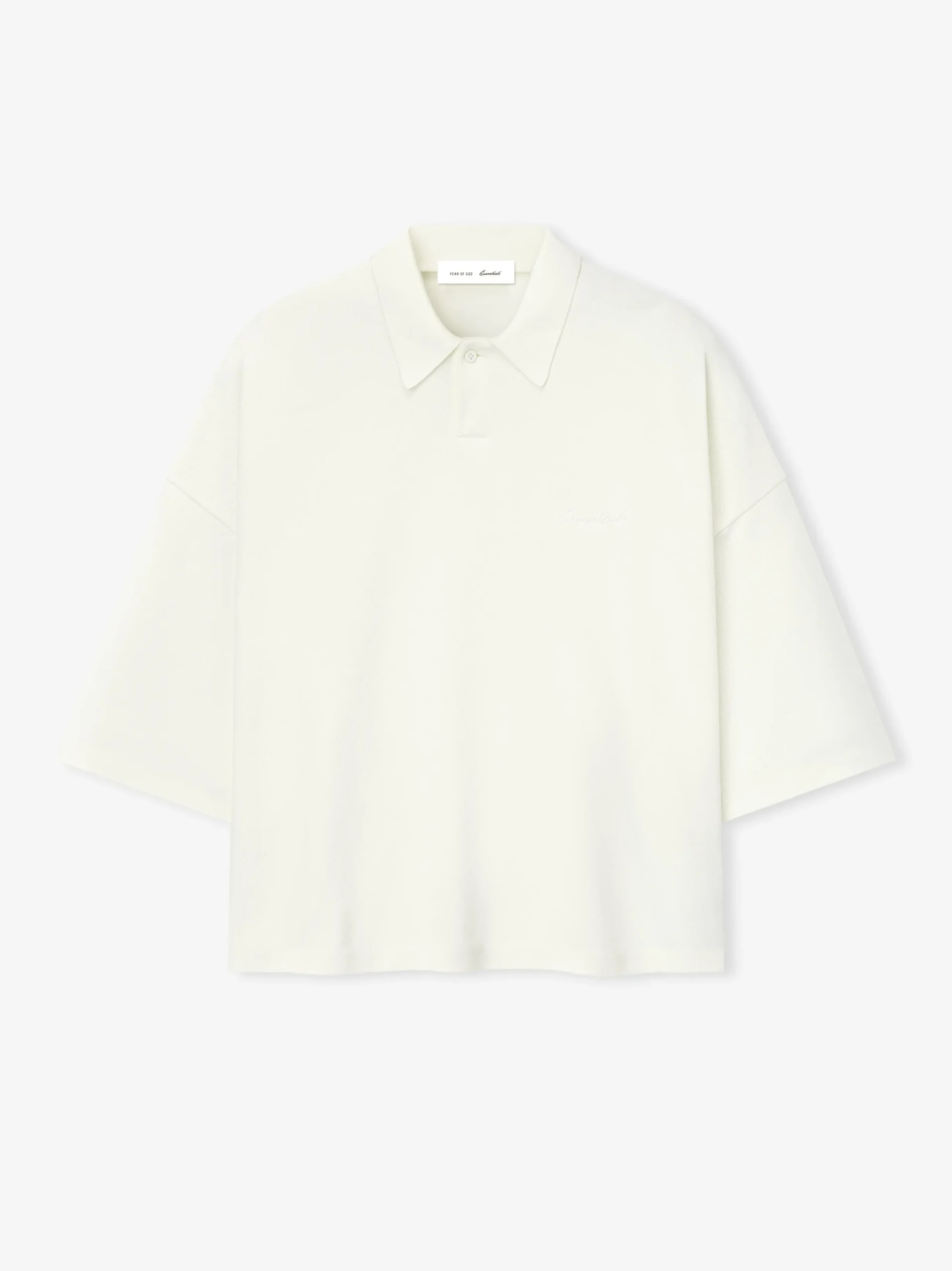 Pique Signature 90s Cropped Polo