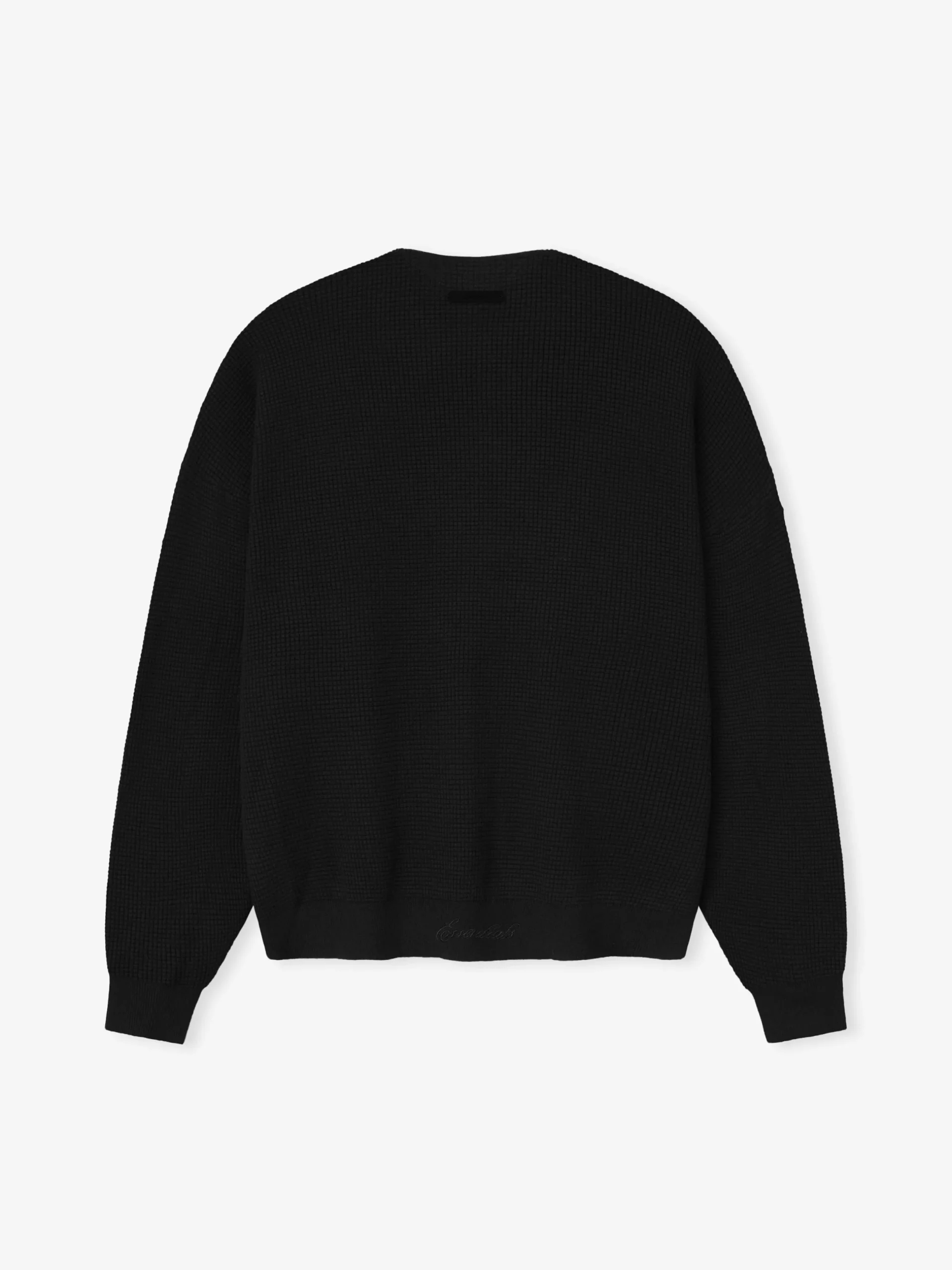 Signature Waffle 90s Crewneck Sweater