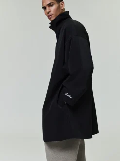 Sporty Nylon High Neck Jacket