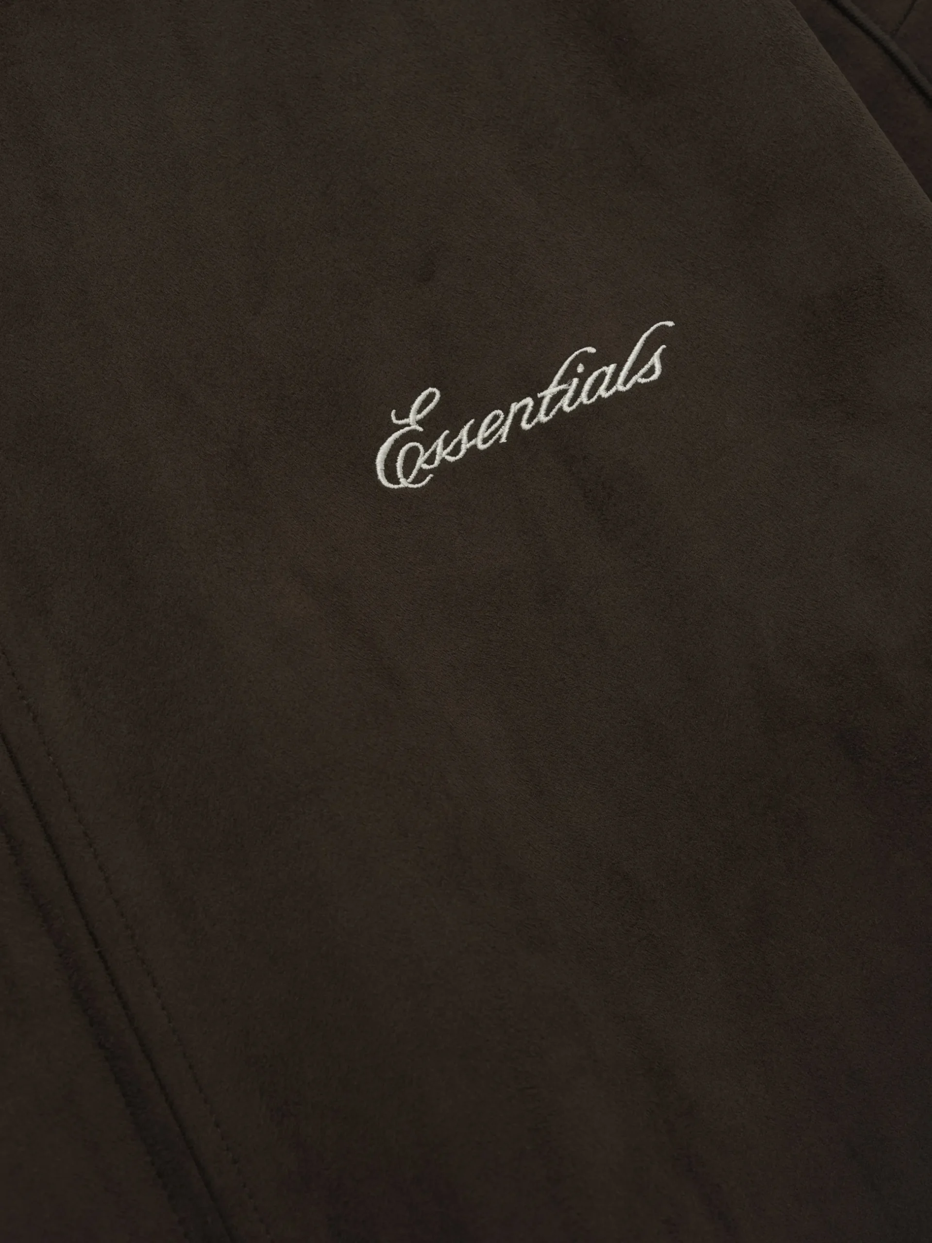 Suede Fleece Signature Modern Track Jacket W/ Piping