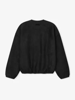 Suede Fleece Signature Modern Crewneck Sweatshirt