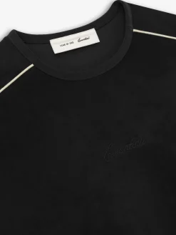 Suede Fleece Signature Modern Crewneck Sweatshirt