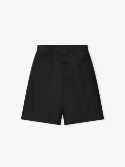Textured Nylon 5 Pocket Short