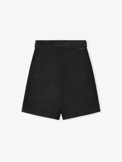 Washed Canvas Utility Shorts