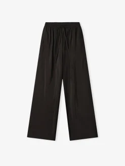 Womens Crinkle Viscose Drawstring Pants