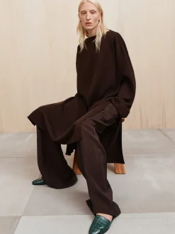 Womens Crinkle Viscose Drawstring Pants