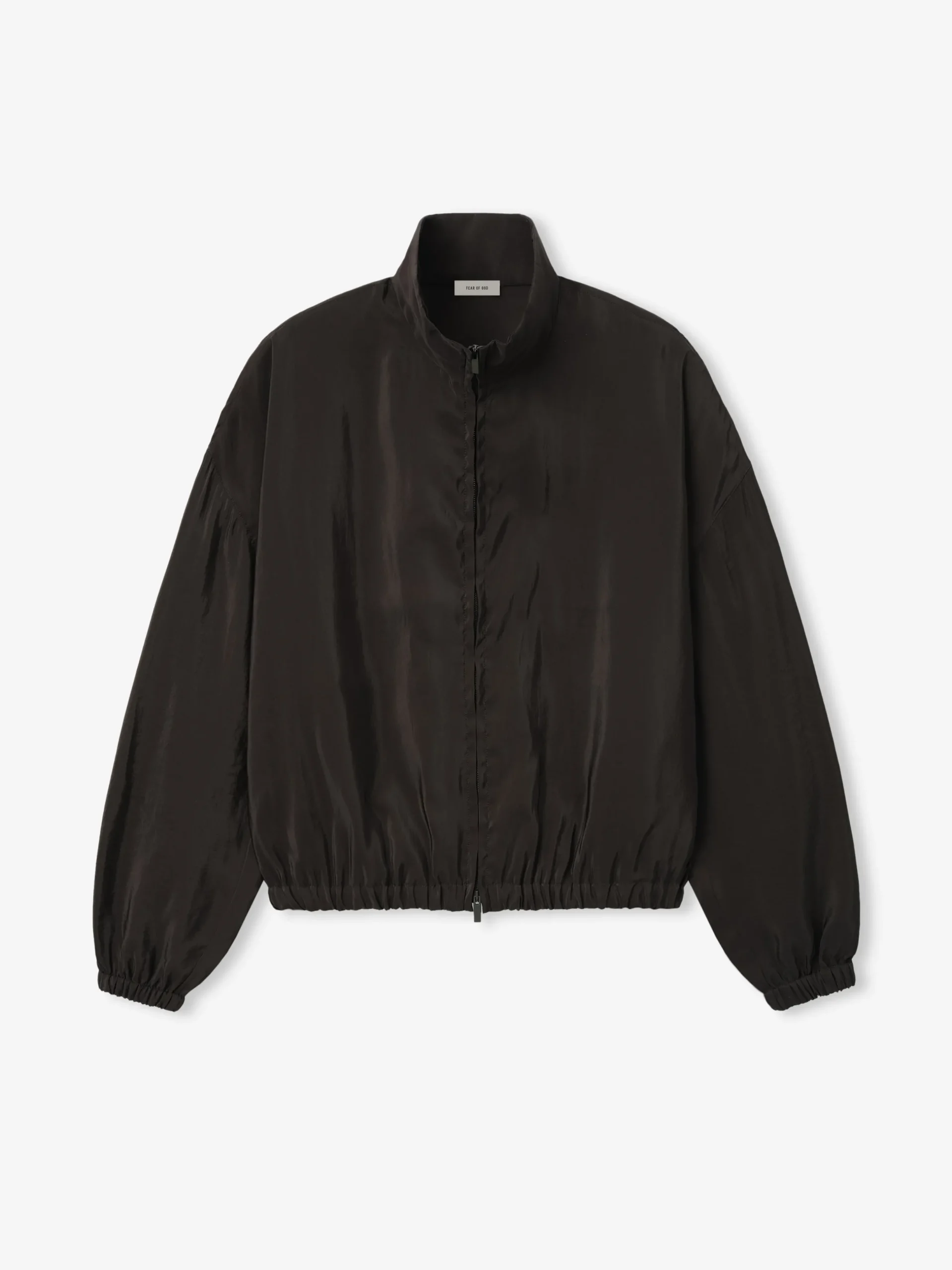 Womens Crinkle Viscose Track Jacket