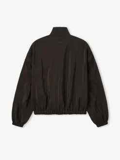 Womens Crinkle Viscose Track Jacket