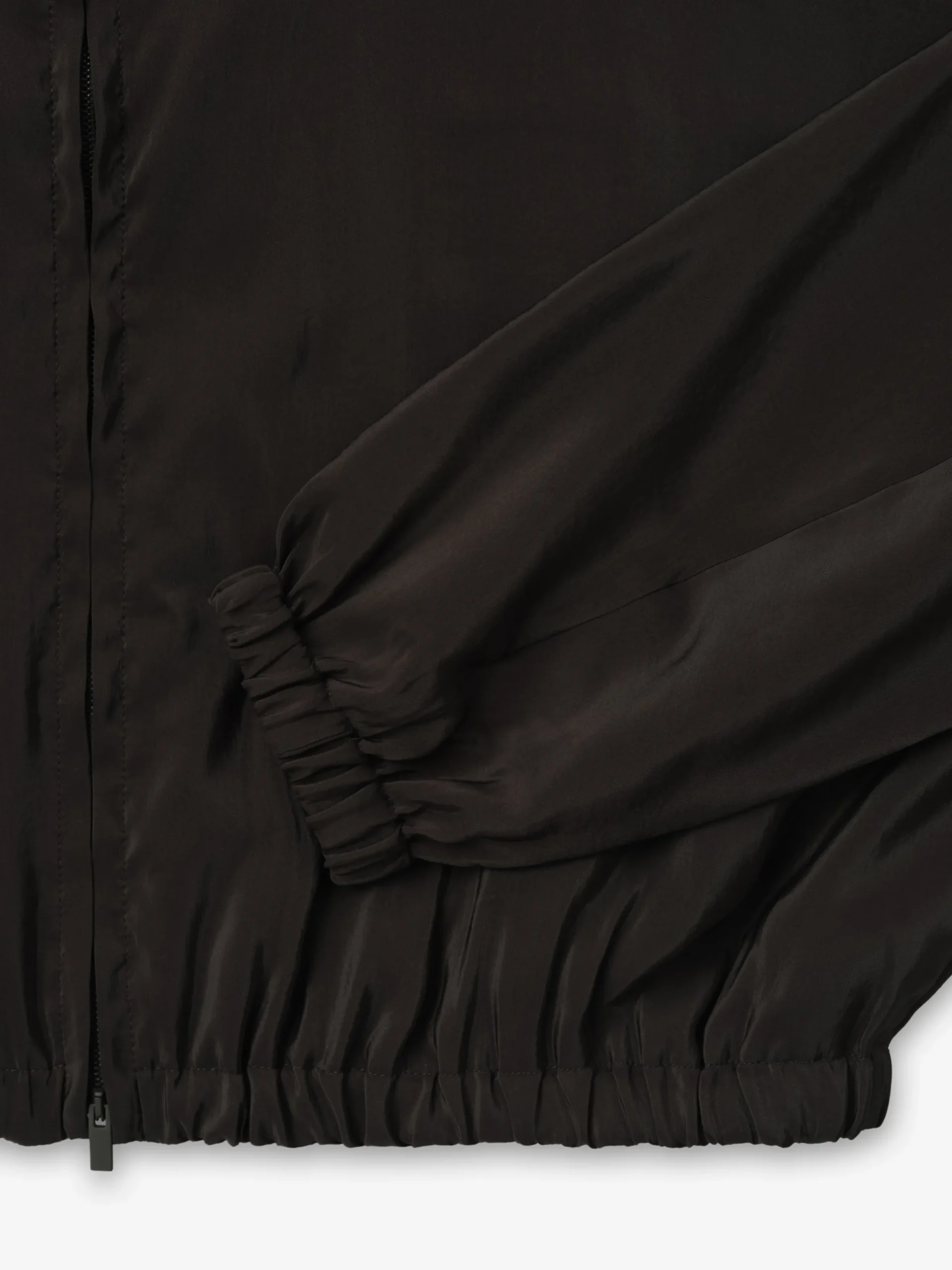 Womens Crinkle Viscose Track Jacket