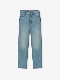 Womens Denim Straight Leg Jeans