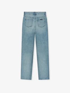 Womens Denim Straight Leg Jeans