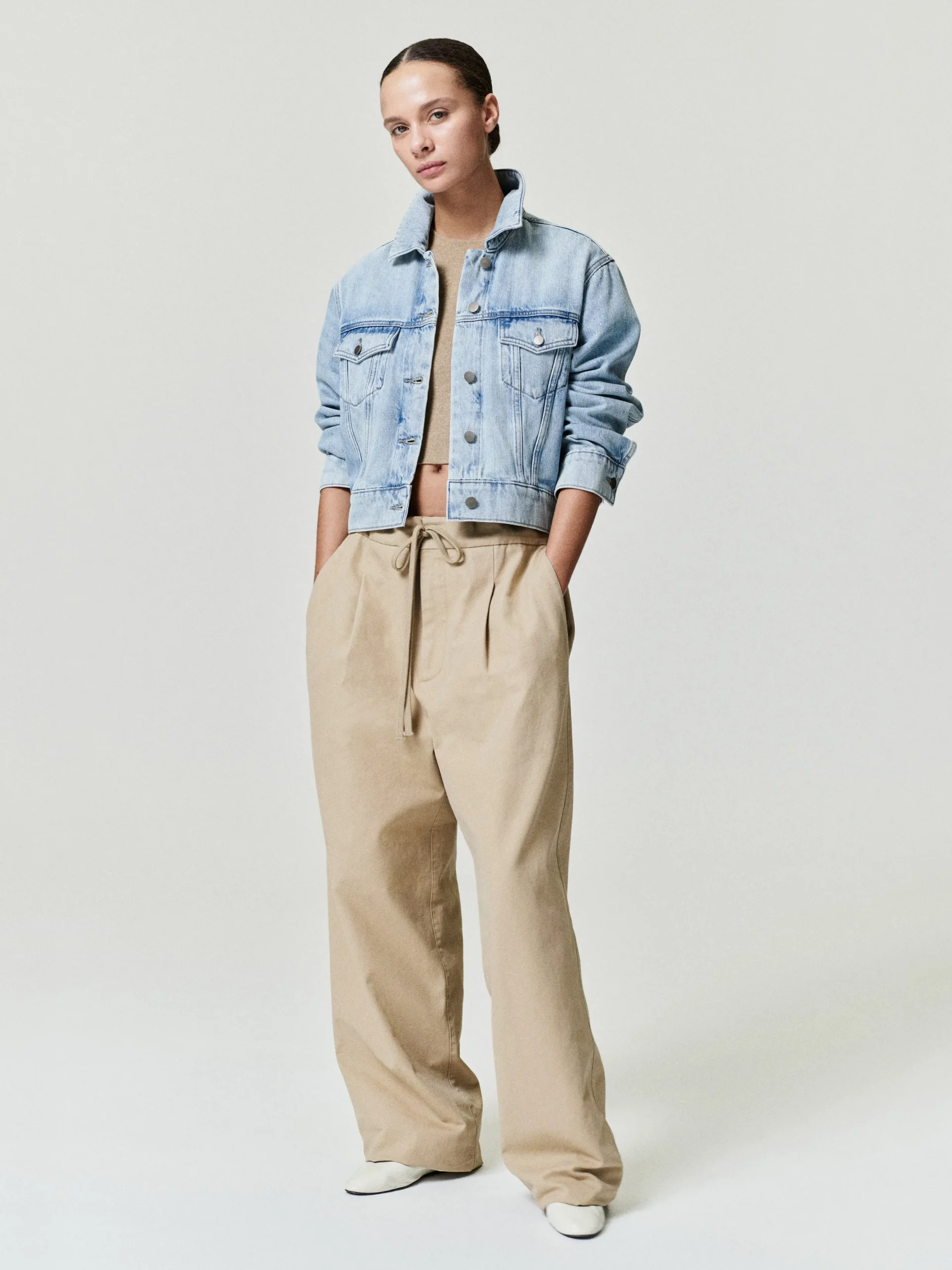 Womens Denim Trucker Jacket