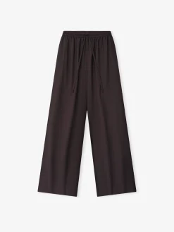 Womens Easy Care Wool Drawstring Pants