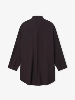 Womens Easy Care Wool Relaxed Shirt
