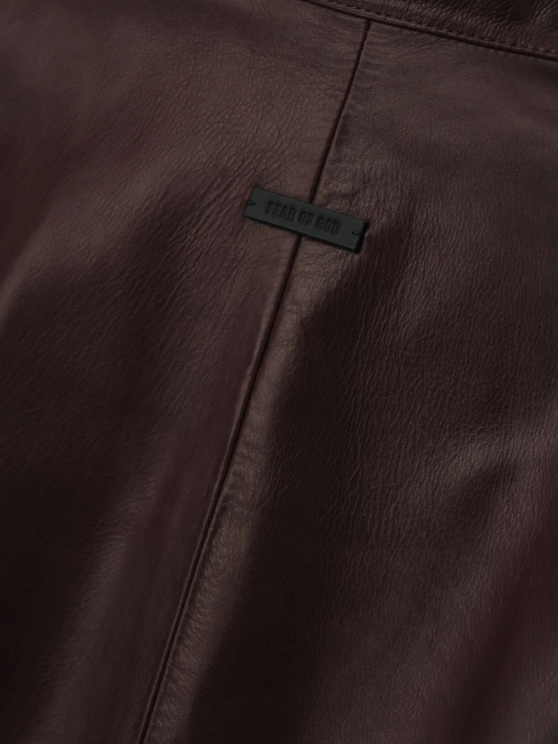 Womens Leather Track Jacket