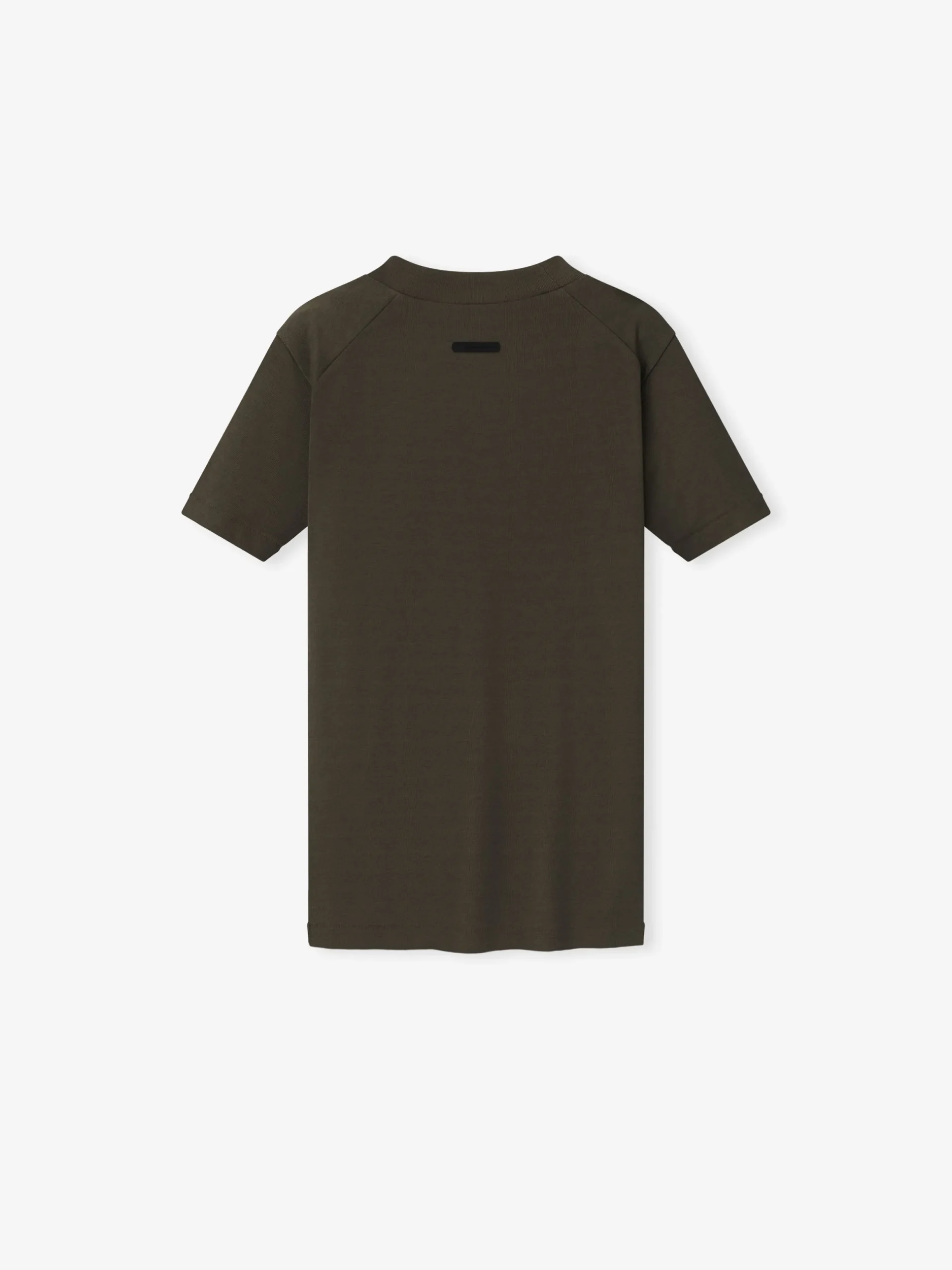 Womens Rib Fitted Short Sleeve Tee
