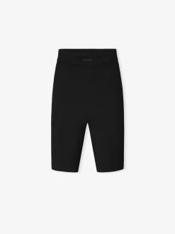 Womens Rib Knit Bike Short