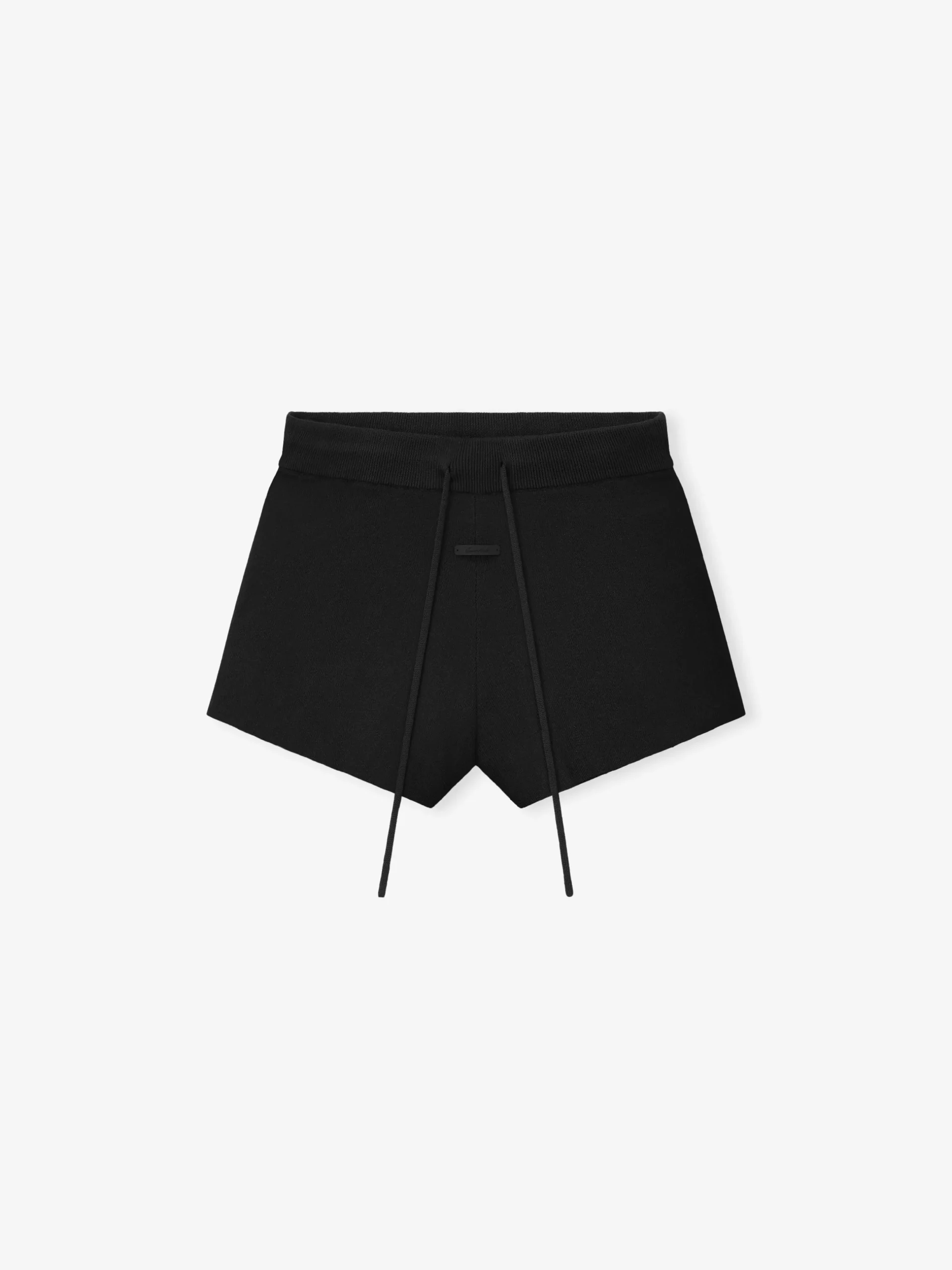 Womens Rib Knit Running Short