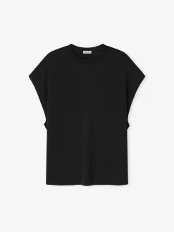 Womens Sheer Viscose Sleeveless Tee