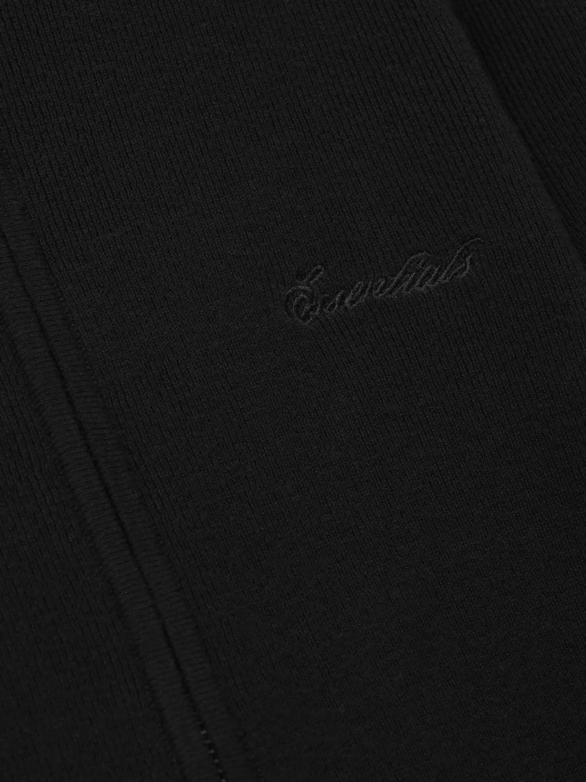 Womens Signature Rib Knit Fitted Long Sleeve Zip Up Tee